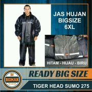 jas hujan tiger head sumo 275/setelan jas hujan jumbo big size 6xl