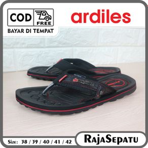 RAJA - ARDILES Sandal Pria New Carbone Hitam Merah 38-43 / Sendal Pria Casual / Sandal Kekinian Best Seller / SandalJepit
