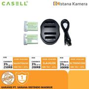 Casell for Canon NB-13L Battery (2-Pack) and Charger - Baterai G7X G5