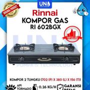 Gratis Ongkir Kompor Gas Rinnai 2 Tungku Ri 602 Bgx
