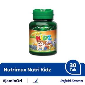 [ Bpom ] Nutrimax Nutri Kidz Isi 30 Tablet - Nutri Max Nutrikidz Kids