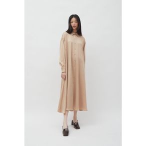Shopatvelvet-Karma Shirt Dress Sand