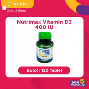 Vitamin D3 400 IU Nutrimax 120 Tablet