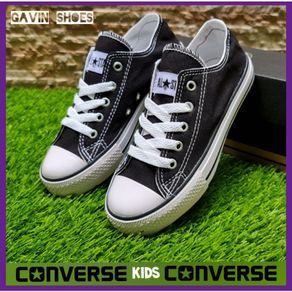 Sepatu Sekolah Anak Cowok Cewek Unisex Usia 2.5 - 10 TAHUN / Sepatu Converse Kids Size 25 - 37 / Sepatu Anak Sekolah Paud TK SD Balita