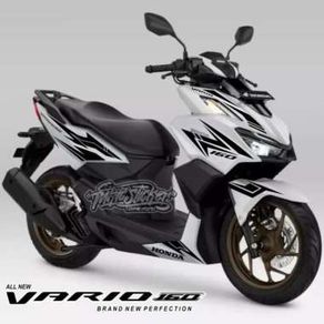 Terbaru Cutting Sticker All New Honda Vario 160 2022 Motor Putih