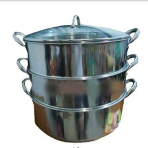 SUPRA Super Steamer / Panci Kukus 36 cm Susun 3