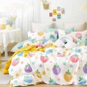 Kamar Kita Sprei Set Premium Katun Ukuran 160x200x40 Ready Stock - 133