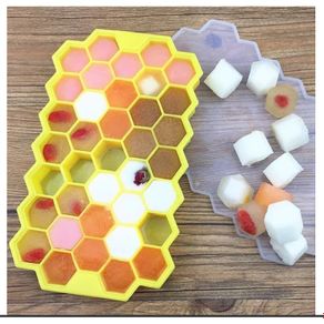 Cetakan Silikon Es Batu Sarang Lebah HoneyCombs Cetakan Sarang Lebah
