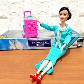 Mainan anak boneka barbie pramugari - boneka pramugari series
