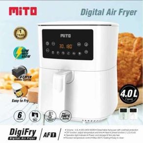 air fryer mito AF1 digital air fryer garansi resmi - Putih