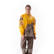 tiger head jas hujan setelan stretch batik mega 68285 - kuning