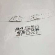 Baru Logo Emblem Kap Mesin Pajero Sport Warna Chrome Limited
