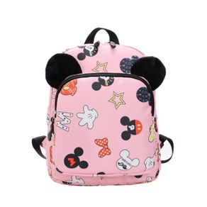 Disney Anak Ransel TK Bayi Lucu Hewan Kartun Minnie Anak-anak Mickey Mouse Tas Sekolah