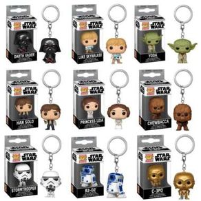 Funko POP! Keychain (Star Wars, Darth Vader, Leia, Yoda, Stormtrooper)