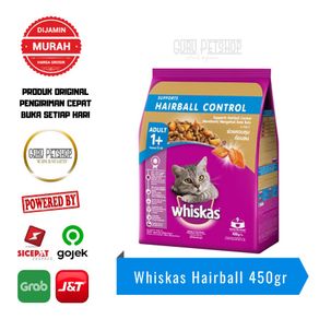 Whiskas Hairball Control 450gr Freshpack Chicken & Tuna Adult 1+