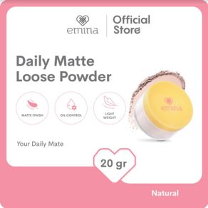 emina daily matte loose powder 20 g - bedak tabur - natural beige