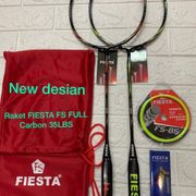 Raket Badminton NEW FIESTA FS NANO 333 FULL CARBON 35LBS TAIWAN ORIGINAL