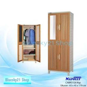 NAPOLLY LEMARI GANTUNG + KACA