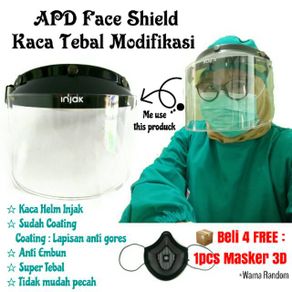 face shield injak