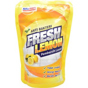 Alfamart Pembersih Lantai Anti Bakteri Fresh Lemon Refill 750ml