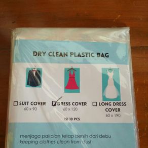 plastik pelindung pakaian dress cover