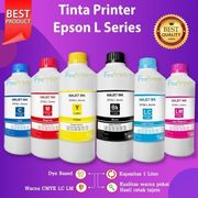 tinta epson 1 liter l1800 l800 l810 l850 printer epson l 1800 l805 - black