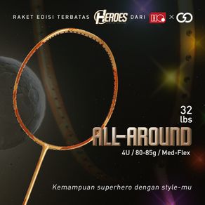Hi-Qua Raket Badminton Bulutangkis Special Edition Infinity Racket The Heroes Flex - All Around