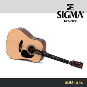 Sigma SDM-STE Acoustic Electric Guitar With Gigbag