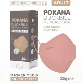 masker pokana duckbill 4ply adult-nude pink
