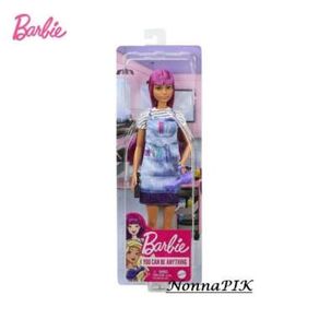 Barbie Salon Stylist Doll With Purple Hair-Mainan Boneka Anak