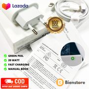 [BISA COD] KEPALA CHARGER 20 WATT IPHONE FAST CHARGING USB Type C to Lightning (1 Set Adaptor + Cable 1m)  I casan iphone 6  7  8  X  11  12  13  14 I charger iphone type c to lightning I kabel casan iphone original I charger iphone original