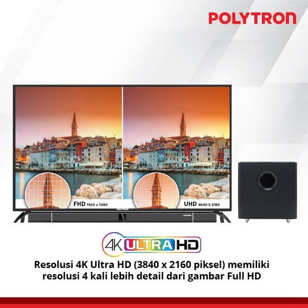Pilihan led tv 55 inch polytron 4k uhd 