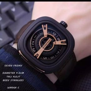jam tangan pria fashion SEVEN FRIDAY kulit
