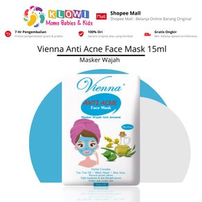 Vienna Anti Acne Face Mask  15 Ml/ Masker Wajah / Masker Anti Jerawat