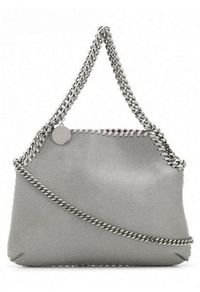 Stella McCartney Medium Falabella Shoulder Bag in Light Grey