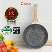 Cypruz White Granite Fry Pan / Wajan Tebal Anti Lengket