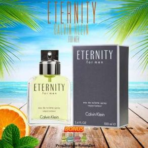 Parfum Pria CK Eternity For Men EDT 100ml Original Import SG Parfume