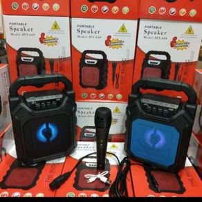 Speaker bluetooth portable jpj 668 free mic/speaker karaoke jpj 668