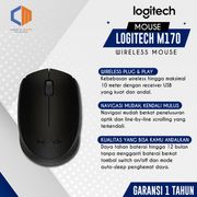 logitech m170 / mouse wireless / original / garansi 1 tahun