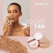 lumecolors loose powder pore blurring effect with oil control - golden tan