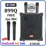 SPEAKER PORTABLE BLUETOOTH GMC 899Q Ukuran 8 inch - FREE MIC 2 Bh -NEW