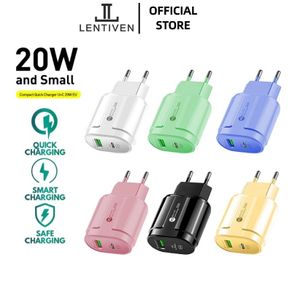 LENTIVEN Adaptor Charger fast charging USB Type C Kepala Charger 20W
