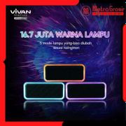 Vivan VS6 Speaker Bluetooth With RGB Lighting Effect & Waterproof IPX5