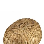 kerajinan tangan rotan - tudung saji oval medium - 57x45x20cm