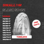 BAN MOTOR SWALLOW SLASH SB-151 RING 17 80/80-17 & 90/80-17 TUBELESS