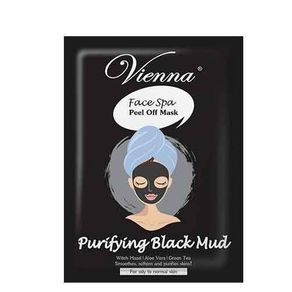 vienna purifying black mud mask 15ml (masker lumpur peel off)