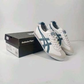 Onitsuka Tiger Mexico 66 White Blue Bordir Original free Paper Bag