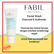 Facial Wash Sabun Wajah Herbal Pencuci Wajah Charcoal Fresh Herbal Fabil Anti Jerawat