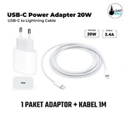 charger 20w adaptor usb c to lightning kabel fast charging - adaptor + kabel