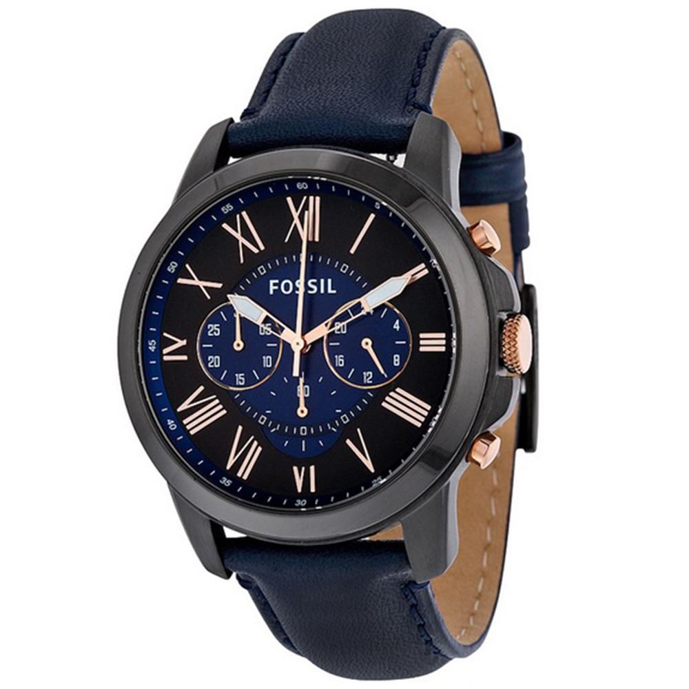 fossil forrester chronograph navy 